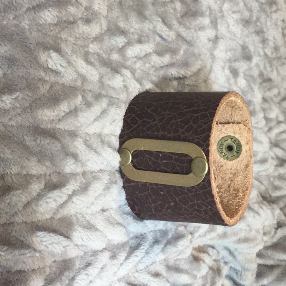 Handmade leather cuff